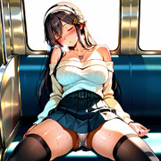 電車で居眠り　榛名さん④