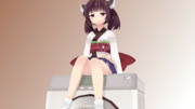 【MMD】コインランドリーにいるガキ店長きりたん