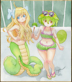 邪神ちゃんとずんだもん