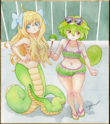 邪神ちゃんとずんだもん