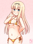わんどろ金ビキニのぽいぽい