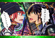 「マチュゥゥ！」「ニャアンッ!!」