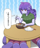 大丈夫だと頭では分かりつつも挟まってるフィルムをレンチン前に取ってしまうスキュラちゃん