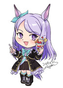 メジロマックイーンとパフェ