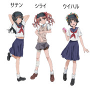 オリジナルシスターズ　サテン　シライ　ウイハル　oc妹達