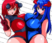 擬人化クラミジアちゃん×擬人化梅毒ちゃん