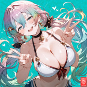 竹達彩奈さんの誕生日にピースサインして喜ぶクピタン