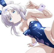 バニードゥーちゃんにのられる