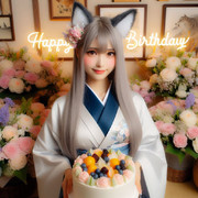 AI画像　東北イタコ誕生祭2025