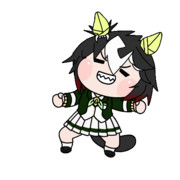 たぬき動画で使った高知トレセン制服(捏造)ナムラコクオー