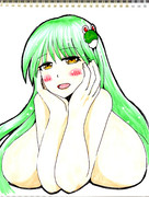 のんびり早苗さん。