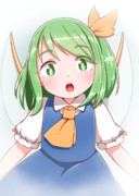 霧の中で見つかる妖精の大ちゃん