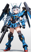 AIに描かせた魔改造された響(艦これ)