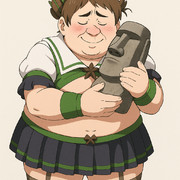 モアイを愛でる田亀たがめ