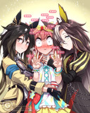 ステゴ＆ドリジャ＆デジたんの3ショット