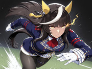 Running to the straight