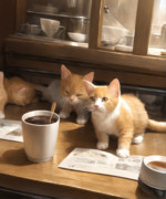 幸せを運ぶにゃんこ