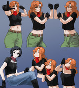 モジャクロ戦闘記　第112回で使用した立ち絵