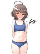 下着岸波ちゃん
