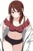 「泳がないの？」