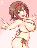 わんどろ金ビキニの白露