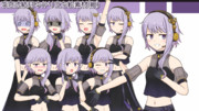 或窓式結月ゆかり立ち絵素材(細)