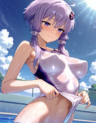 食い込みを直すゆかりさん