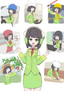 色んなお仕事にチャレンジするセイカさん