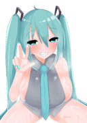 気さくな笑みを浮かべるミク