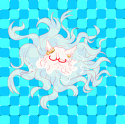 ビワハヤヒ毛が流れてきました