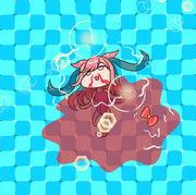 デジたんが流れてきました