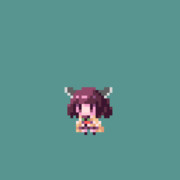 伸びる絵