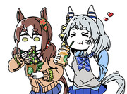 買い食いギャル娘