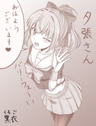 夕張さんのイラスト（艦これ）