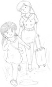 秋元悠里＆秋元千恵美