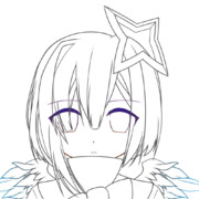 天音かなた 線画