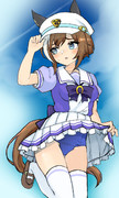 制服の下に水着