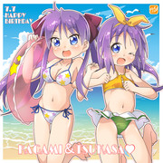 【らき☆すた】かがみん＆つかさちゃん生誕祭！！