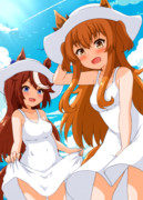 白ワンピテイマヤ