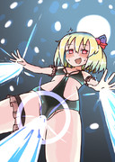 あぶない水着ルーミアのムーンライトレイ！！