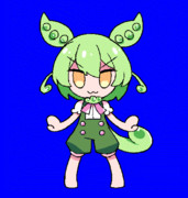 【ぬるぽよGIF】くねくねするずんだもん