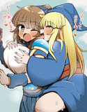 アルルとぷよぷよするウィッチ