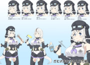 がむ式もち子さん立ち絵