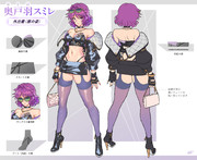 奥戸羽スミレ 衣装デザイン