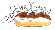 コッペパン ニコニコ静画 イラスト