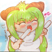 アイスを食らう不落ちゃん