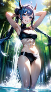夏のくの一水鬼 ジャケットイラスト
