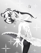 白鳥の湖(白黒)