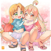 【瑠璃の宝石×おにまい】瑠璃ちゃん＆まひろちゃん♡