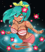 ビーチ姫ランプの魔人化